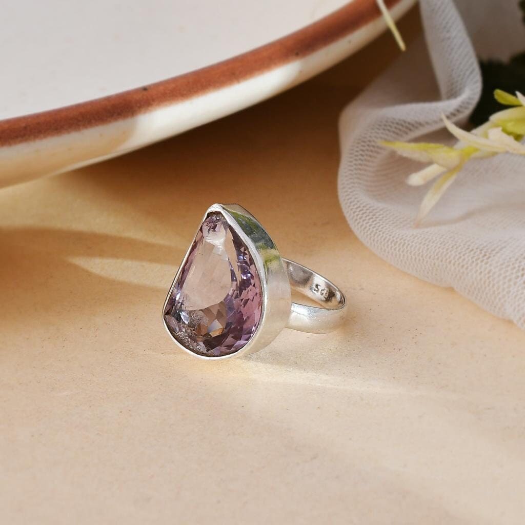 Amethyst Ring Top Quality 925 Silver Amethyst Gemstone  Ring Sterling Silver Handmade Ring Amethyst Ring